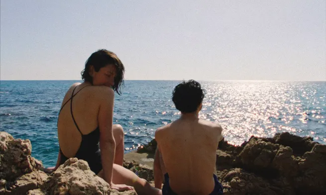 A still from the film "E.1027 - Eileen Gray and the House by the Sea"