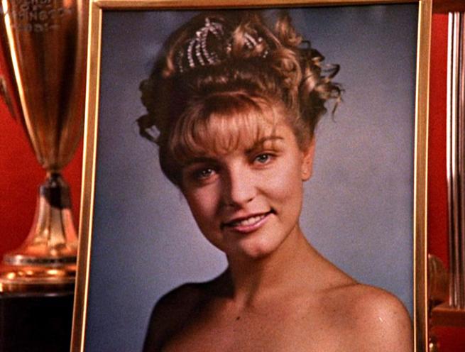 Still from Twin Peaks, picture of Laura Palmer 