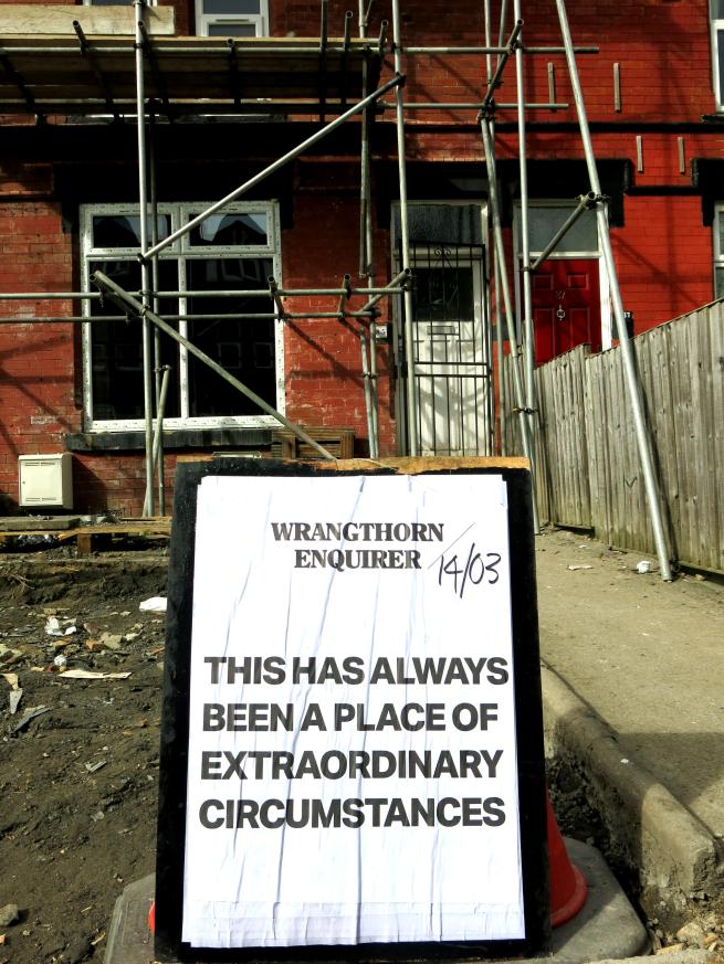 Poster for THE WRANTHORN ENQUIRER ‘News From Now and Here’