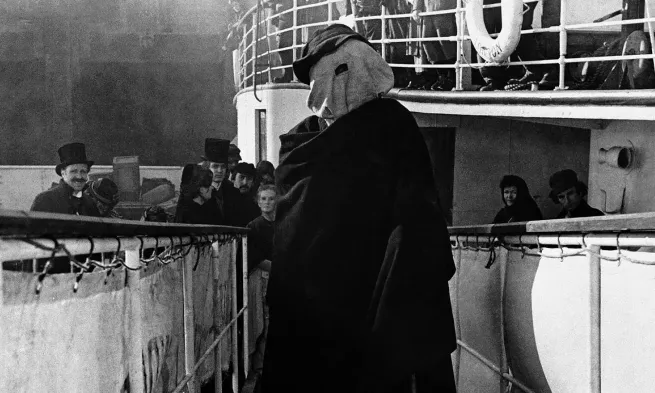 A still from the film "The Elephant Man"