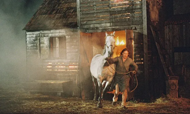 A still from the film "Harvest"