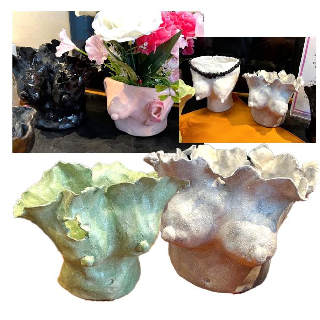 An image showing perky bloomer vases