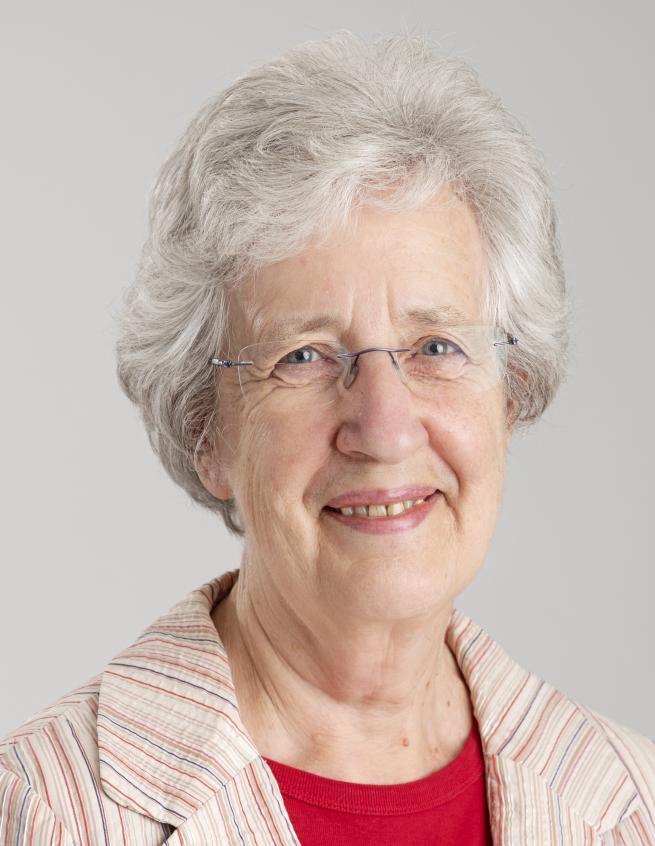 Emeritus Professor Joyce Hill, President of the Leeds Association of the National Trust