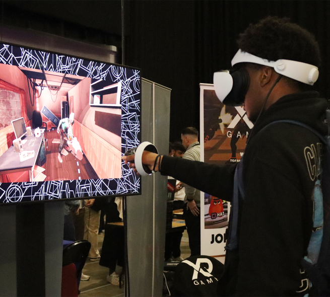 at the digital festival
