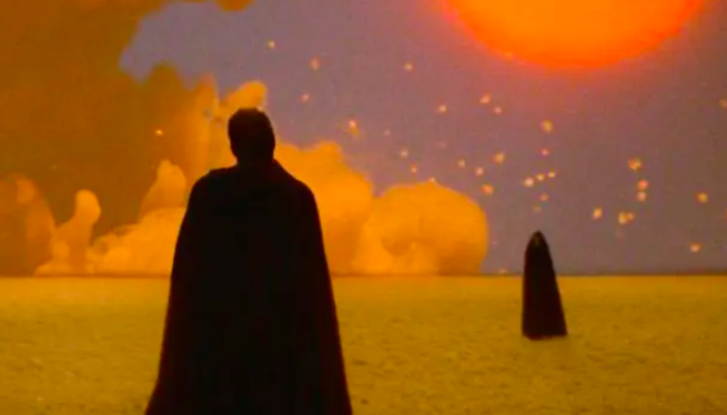 Still from the film The Visitor