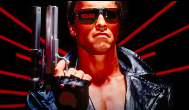 Film still of The Terminator 