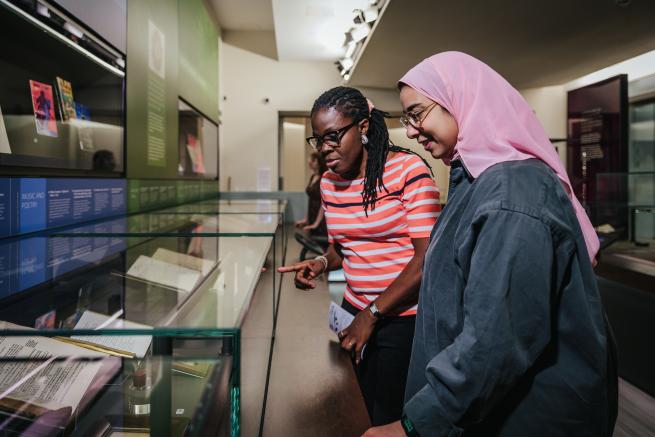 looking at displays