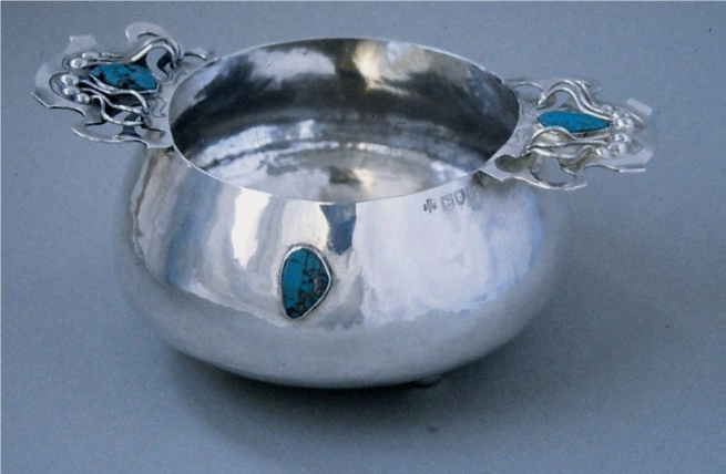 A silver bowl from Lotherton House