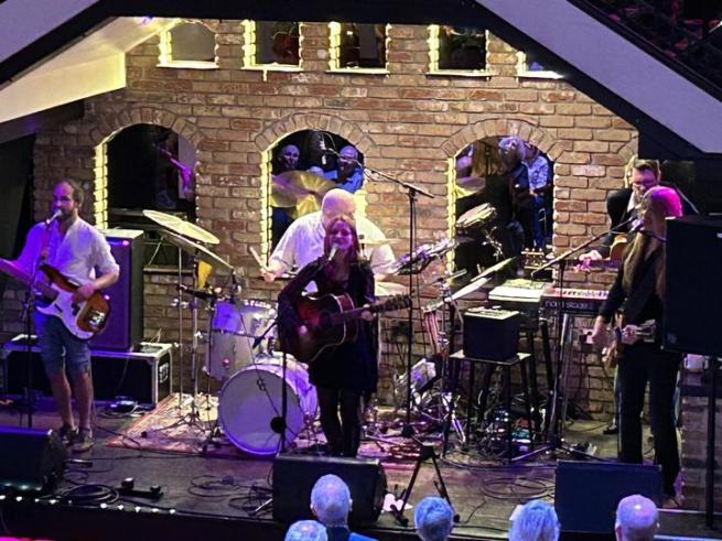 Band on stage