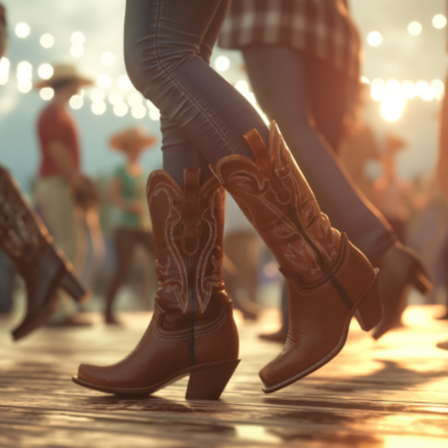 PICTURED LINE DANCERS 