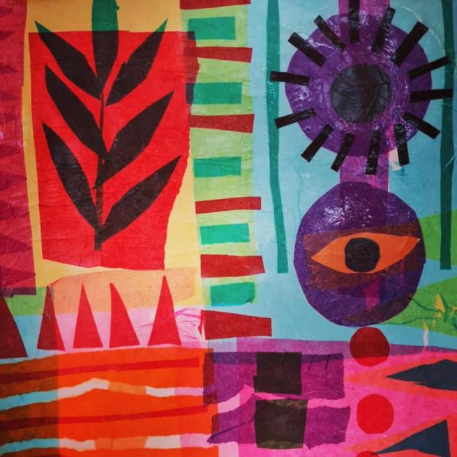 Tissue Paper Collage