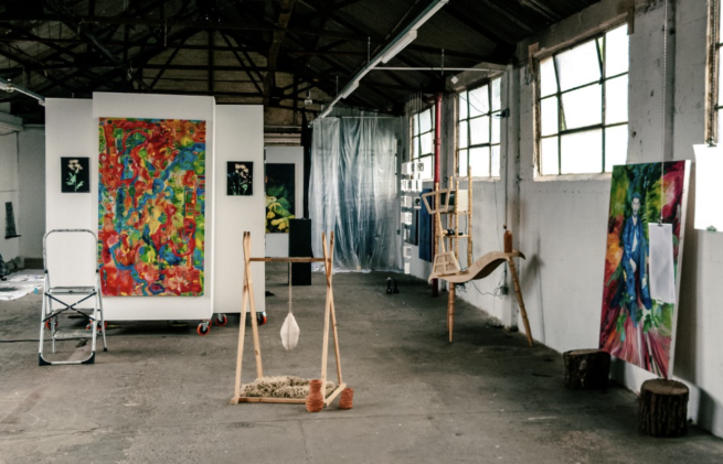 An installation shot of Assembly House Annual