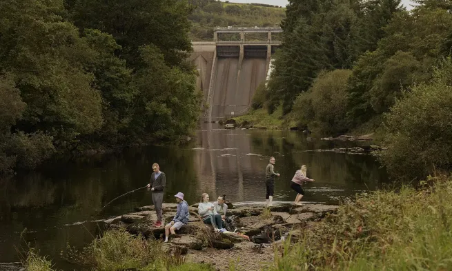 A still from the film "Christy"