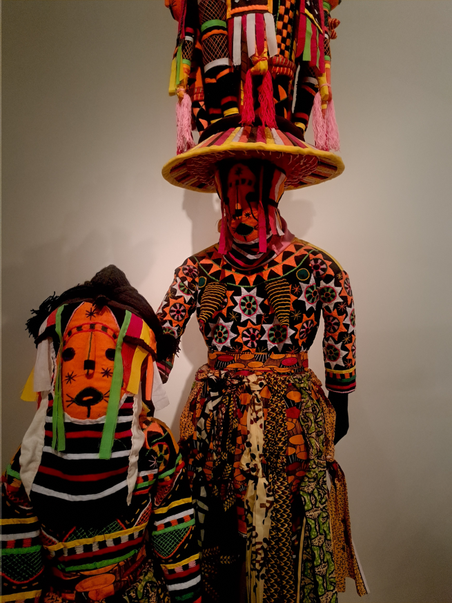 Image taken of African masquerade - British Museum, London 