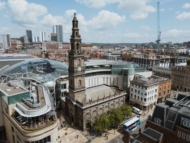 Image of Holy Trinity, Boar Lane where the event is to be held