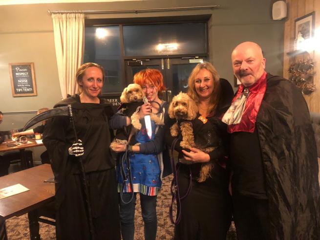 Trivia from the Halloween movies and TV, the festive holiday, and anything that goes bump in the night!  🧛‍♂️ Spooktacular rounds + fun additional games  🎁 Themed prizes for the top team, a treat for the best costume, and themed stickers for everyone 👻 Fancy Dress Optional (But Highly Encouraged!) 