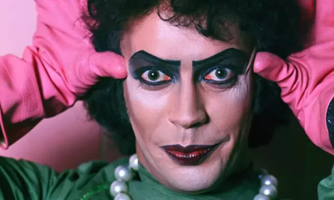 A still from the film "Strange Journey: The Story of Rocky Horror"