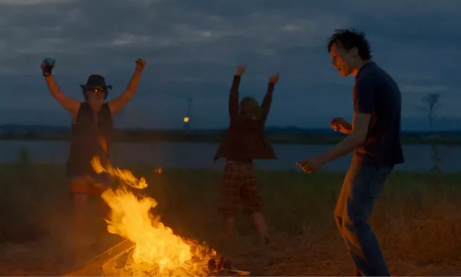 A still from the film "Urchin"