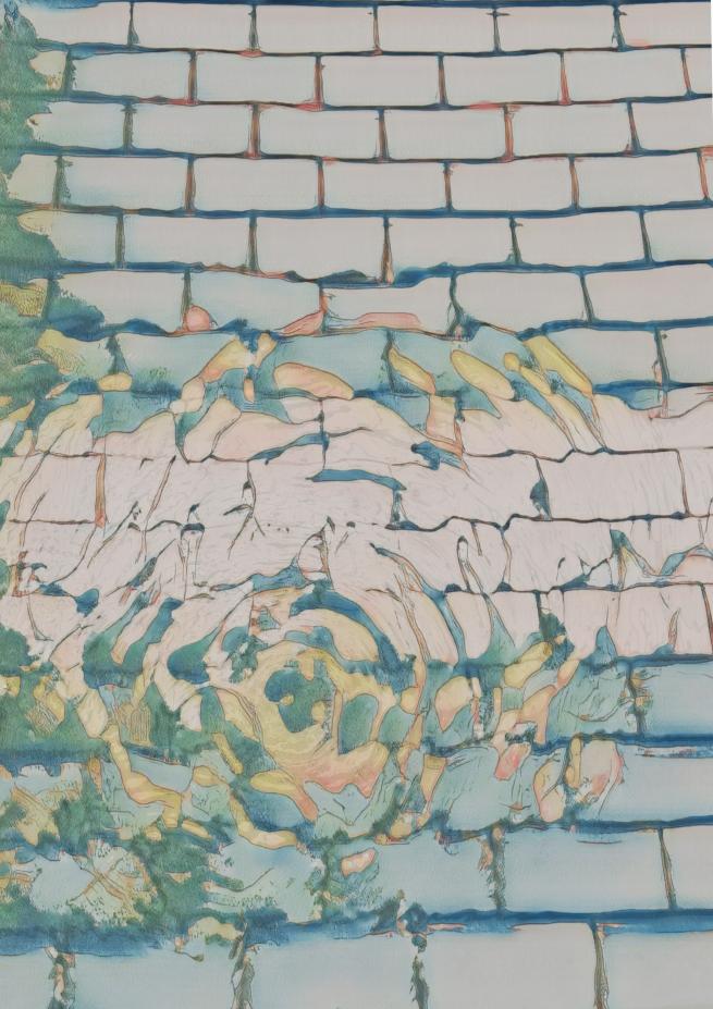 Abstract image of pool and tiles