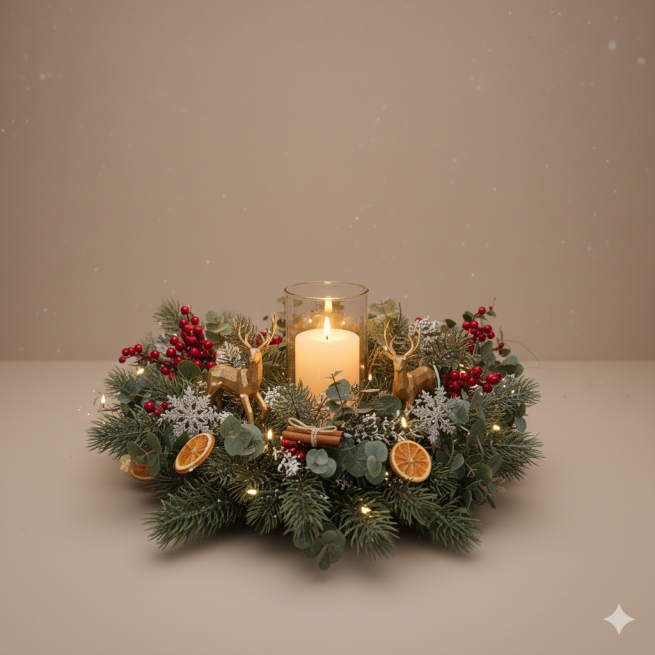 Festive table decoration 