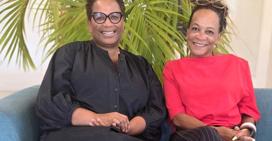 Susan Pitter, left, Dawn Cameron