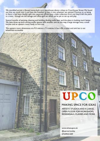 photograph of the UpCo building on Courthouse Street in Otley