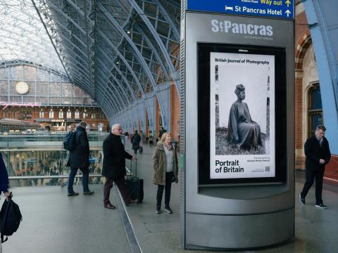 the Portrait of Britain exhibition from the British Journal of Photography will appear on JCDecaux digital screens up and down the UK for the next month