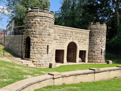 A photograph of the Headingley Bear Pit taken August 2024