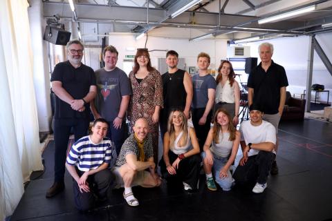 The cast of Reception