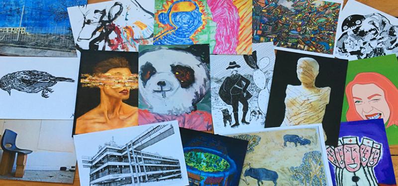 Aire Place Studios Postcards Exhibition is Online and In Your Homes