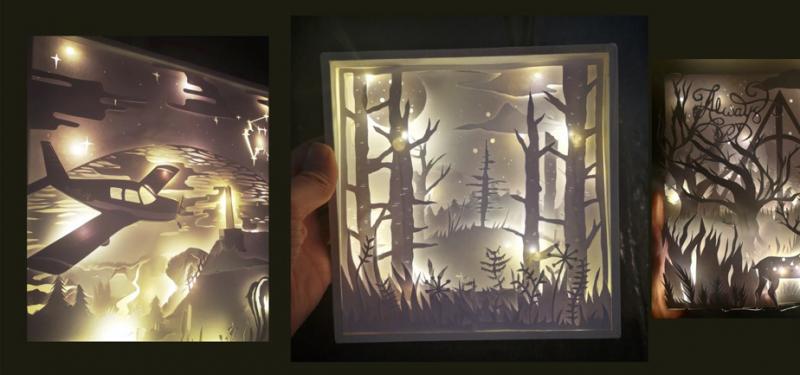 Makers & Shakers - Make an illuminated box frame