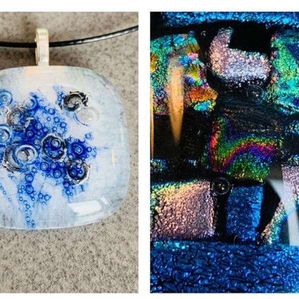 Fused Glass Dichroic Jewellery workshop