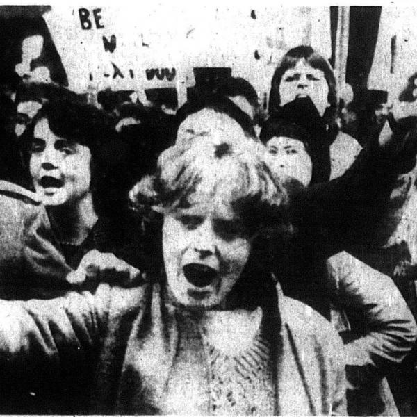 Women protesting