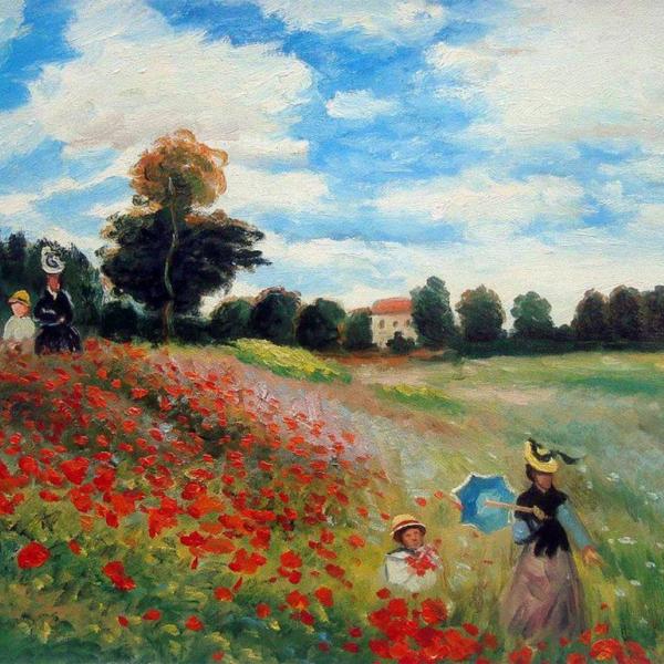 Paint Monet's Poppies!