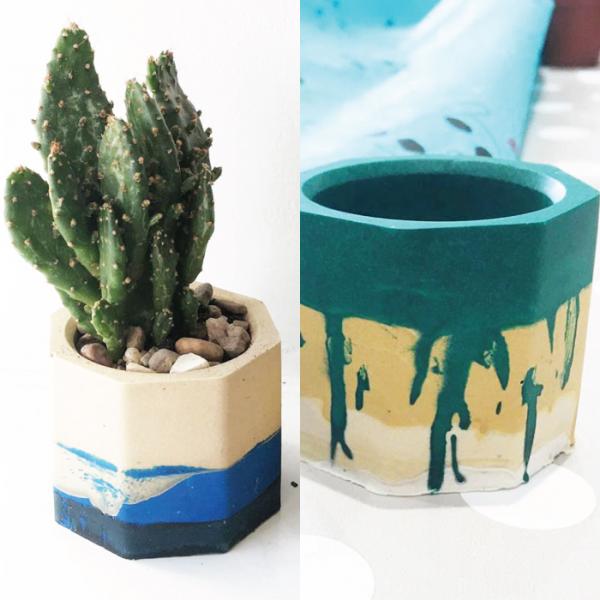 Jesmonite Plant Pot Workshop at Kirkstall Forge
