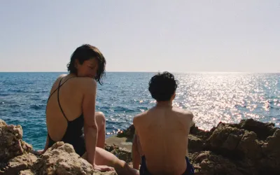 A still from the film "E.1027 - Eileen Gray and the House by the Sea"