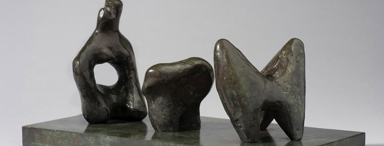 a henry moore sculpture