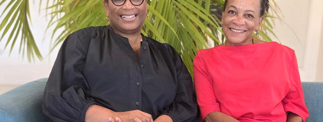 Susan Pitter, left, Dawn Cameron